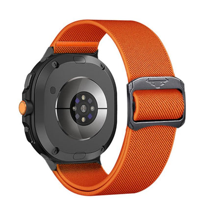 Bull Bead Buckle Elastic Nylon Watch Band, For Samsung Galaxy Watch8 / Watch8 Classic - DealBuddy
