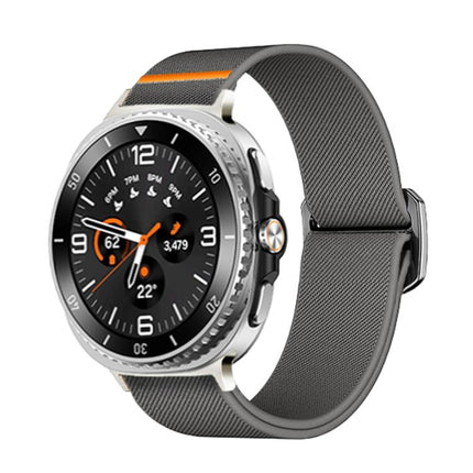Bull Bead Buckle Elastic Nylon Watch Band, For Samsung Galaxy Watch8 / Watch8 Classic - DealBuddy