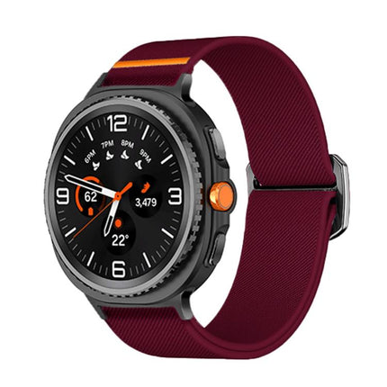 Bull Bead Buckle Elastic Nylon Watch Band, For Samsung Galaxy Watch8 / Watch8 Classic - DealBuddy