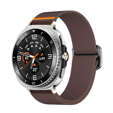 Bull Bead Buckle Elastic Nylon Watch Band, For Samsung Galaxy Watch8 / Watch8 Classic - DealBuddy