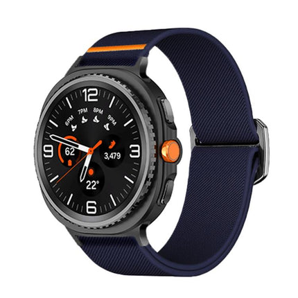Bull Bead Buckle Elastic Nylon Watch Band, For Samsung Galaxy Watch8 / Watch8 Classic - DealBuddy