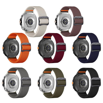 Bull Bead Buckle Elastic Nylon Watch Band