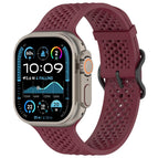 For Apple Watch 46mm / 49mm / 45mm / 44mm / Burgundy
