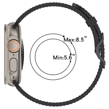 Breathable Holes Silicone Watch Band, For Apple Watch 46mm / 49mm / 45mm / 44mm - DealBuddy