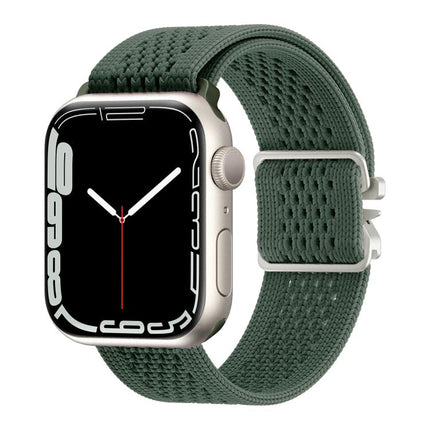 Parachute Buckle Knitted Nylon Watch Band, For Apple Watch 46mm / 49mm / 45mm / 44mm, For Apple Watch 42mm / 41mm / 40mm / 38mm - DealBuddy