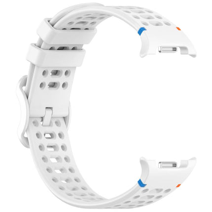 Eight-shaped Buckle Breathable Stitched Silicone Watch Band