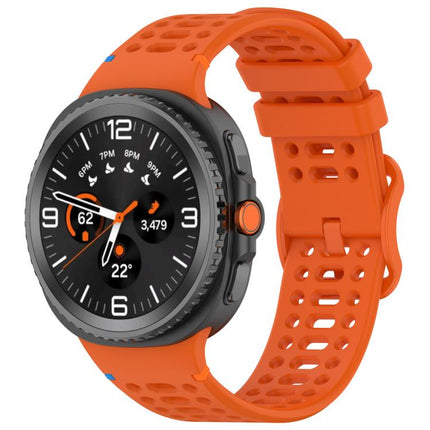Eight-shaped Buckle Breathable Stitched Silicone Watch Band, For Samsung Galaxy Watch8 / Watch8 Classic - DealBuddy