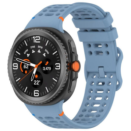 Eight-shaped Buckle Breathable Stitched Silicone Watch Band