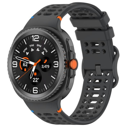 Eight-shaped Buckle Breathable Stitched Silicone Watch Band