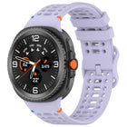 Eight-shaped Buckle Breathable Stitched Silicone Watch Band