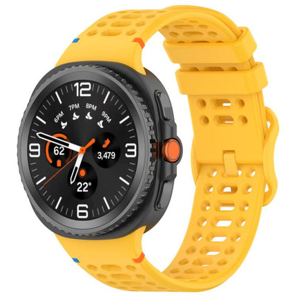 Eight-shaped Buckle Breathable Stitched Silicone Watch Band, For Samsung Galaxy Watch8 / Watch8 Classic - DealBuddy