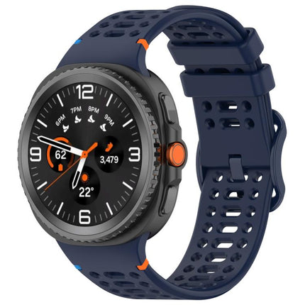 Eight-shaped Buckle Breathable Stitched Silicone Watch Band