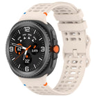 Eight-shaped Buckle Breathable Stitched Silicone Watch Band, For Samsung Galaxy Watch8 / Watch8 Classic - DealBuddy