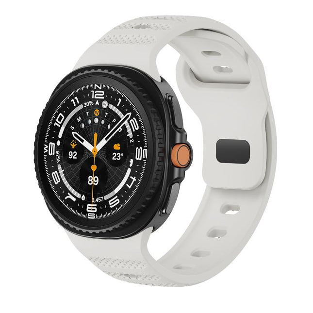 Dots Texture Black Buckle Silicone Watch Band