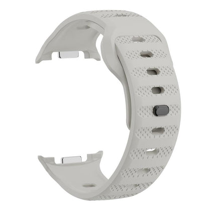 Dots Texture Black Buckle Silicone Watch Band