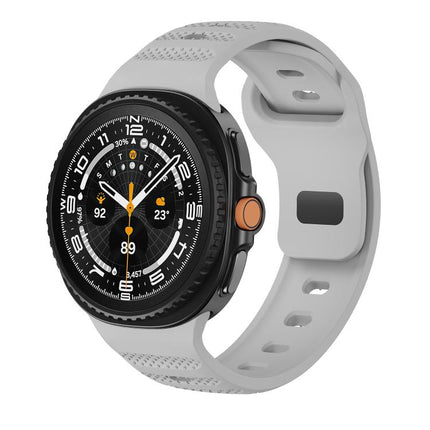 Dots Texture Black Buckle Silicone Watch Band