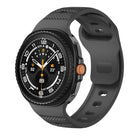 Dots Texture Black Buckle Silicone Watch Band