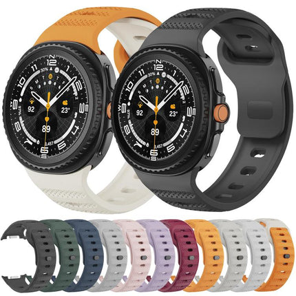 Dots Texture Black Buckle Silicone Watch Band