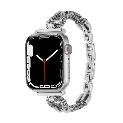 Copper Chain Metal Watch Band, For Apple Watch 46mm / 49mm / 45mm / 44mm, For Apple Watch 42mm / 41mm / 40mm / 38mm - DealBuddy