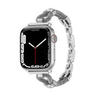 Copper Chain Diamonds Metal Watch Band, For Apple Watch 46mm / 49mm / 45mm / 44mm, For Apple Watch 42mm / 41mm / 40mm / 38mm - DealBuddy