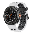 Ocean Style Quick Release Buckle Two Color Silicone Watch Band