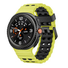 Ocean Style Quick Release Buckle Two Color Silicone Watch Band