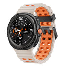 Ocean Style Quick Release Buckle Two Color Silicone Watch Band, For Samsung Galaxy Watch8 / Watch8 Classic - DealBuddy