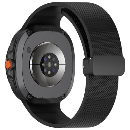 Small Plaid Texture Magnetic Buckle Silicone Watch Band, For Samsung Galaxy Watch8 / Watch8 Classic - DealBuddy