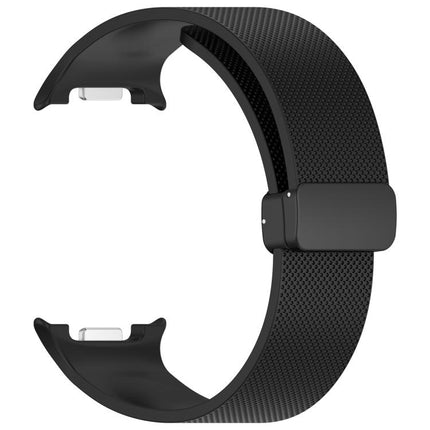 Small Plaid Texture Magnetic Buckle Silicone Watch Band