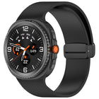 Small Plaid Texture Magnetic Buckle Silicone Watch Band, For Samsung Galaxy Watch8 / Watch8 Classic - DealBuddy