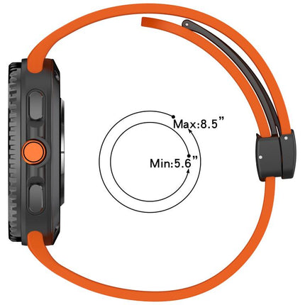 Small Plaid Texture Magnetic Buckle Silicone Watch Band