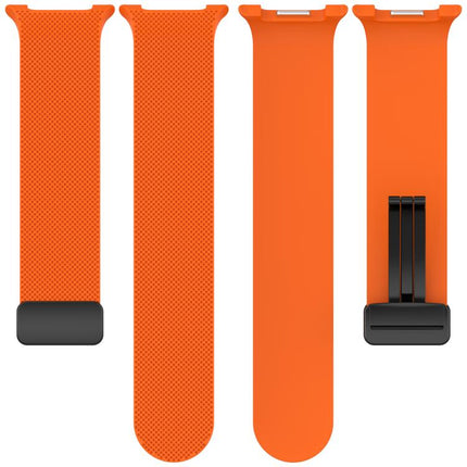Small Plaid Texture Magnetic Buckle Silicone Watch Band, For Samsung Galaxy Watch8 / Watch8 Classic - DealBuddy