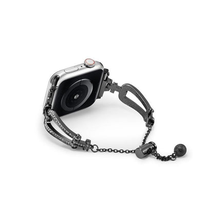 U-Shaped Diamond Bracelet Zinc Alloy Watch Band