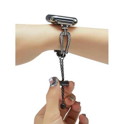 U-Shaped Diamond Bracelet Zinc Alloy Watch Band