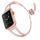 V-Shaped Diamond Zinc Alloy Watch Band, For Apple Watch 46mm / 49mm / 45mm / 44mm, For Apple Watch 42mm / 41mm / 40mm / 38mm - DealBuddy