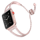 V-Shaped Diamond Zinc Alloy Watch Band, For Apple Watch 46mm / 49mm / 45mm / 44mm, For Apple Watch 42mm / 41mm / 40mm / 38mm - DealBuddy
