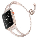 V-Shaped Diamond Zinc Alloy Watch Band