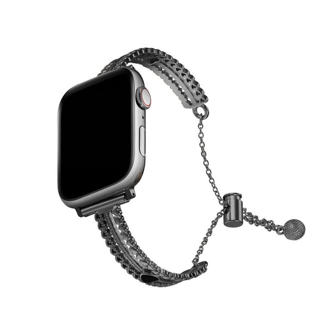 White Stone Love Bracelet Zinc Alloy Watch Band