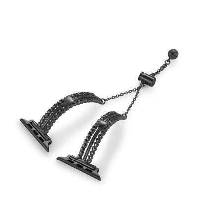 White Stone Love Bracelet Zinc Alloy Watch Band