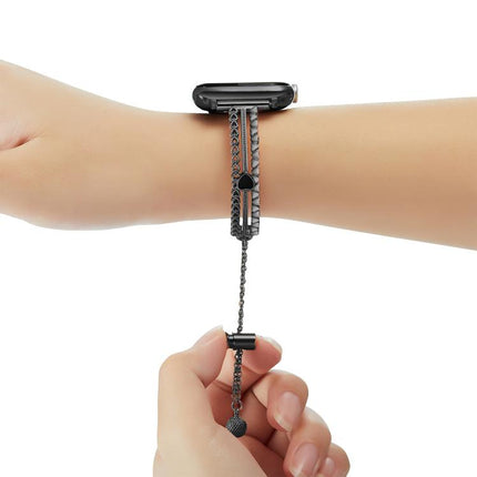 White Stone Love Bracelet Zinc Alloy Watch Band