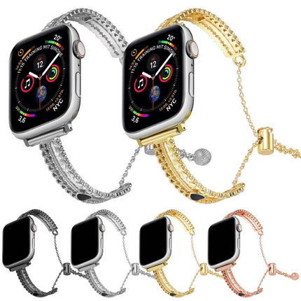 White Stone Love Bracelet Zinc Alloy Watch Band, For Apple Watch 46mm / 49mm / 45mm / 44mm, For Apple Watch 42mm / 41mm / 40mm / 38mm - DealBuddy