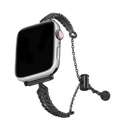 Metal Feather Copper Zinc Alloy Watch Band, For Apple Watch 46mm / 49mm / 45mm / 44mm, For Apple Watch 42mm / 41mm / 40mm / 38mm - DealBuddy