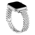 Rhombic Diamond Zinc Alloy Watch Band, For Apple Watch 46mm / 49mm / 45mm / 44mm, For Apple Watch 42mm / 41mm / 40mm / 38mm - DealBuddy
