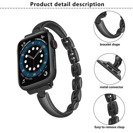 Metal Bracelets Zinc Alloy Watch Band, For Apple Watch 46mm / 49mm / 45mm / 44mm, For Apple Watch 42mm / 41mm / 40mm / 38mm - DealBuddy
