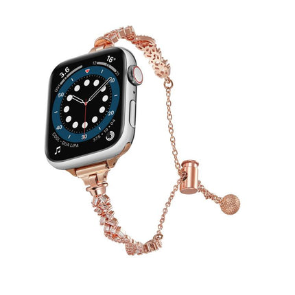 Wings Crushed Diamonds Zinc Alloy Watch Band, For Apple Watch 46mm / 49mm / 45mm / 44mm, For Apple Watch 42mm / 41mm / 40mm / 38mm - DealBuddy