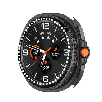 Single Row Diamond Metal Watch Protection Ring - DealBuddy