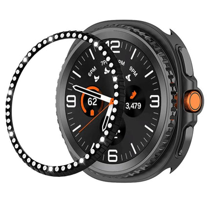 Single Row Diamond Metal Watch Protection Ring, For Samsung Galaxy Watch8 Classic 46mm - DealBuddy