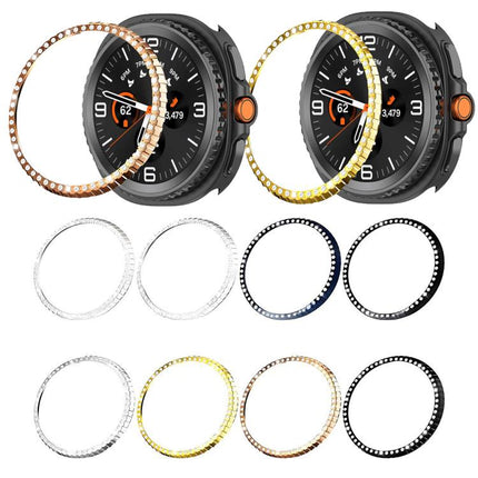 Single Row Diamond Metal Watch Protection Ring, For Samsung Galaxy Watch8 Classic 46mm - DealBuddy