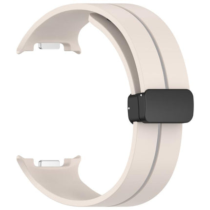 Fold Magnetic Buckle Silicone Watch Band, For Samsung Galaxy Watch8 / Watch8 Classic - DealBuddy