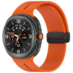 For Samsung Galaxy Watch8 / Watch8 Classic / Orange Black